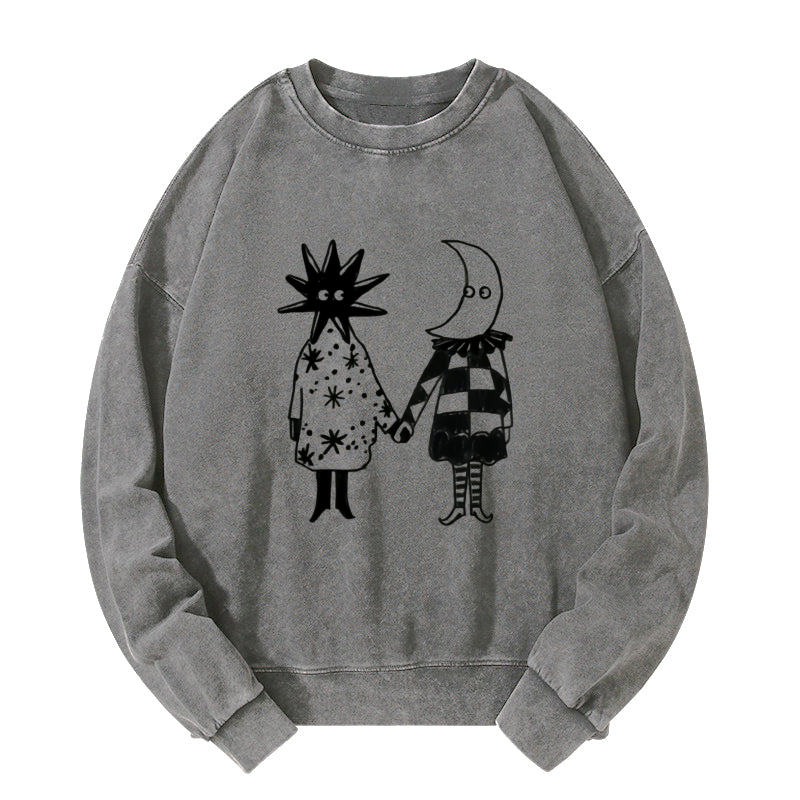 Cosmic Couple Washed Sweatshirt