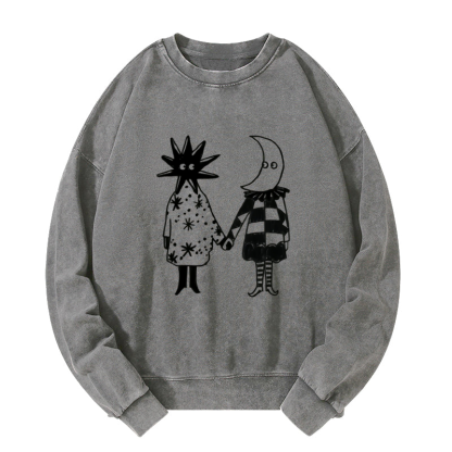 Cosmic Couple Washed Sweatshirt