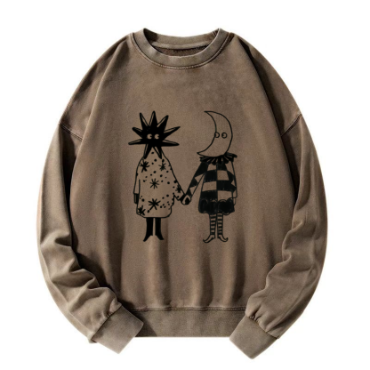 Cosmic Couple Washed Sweatshirt