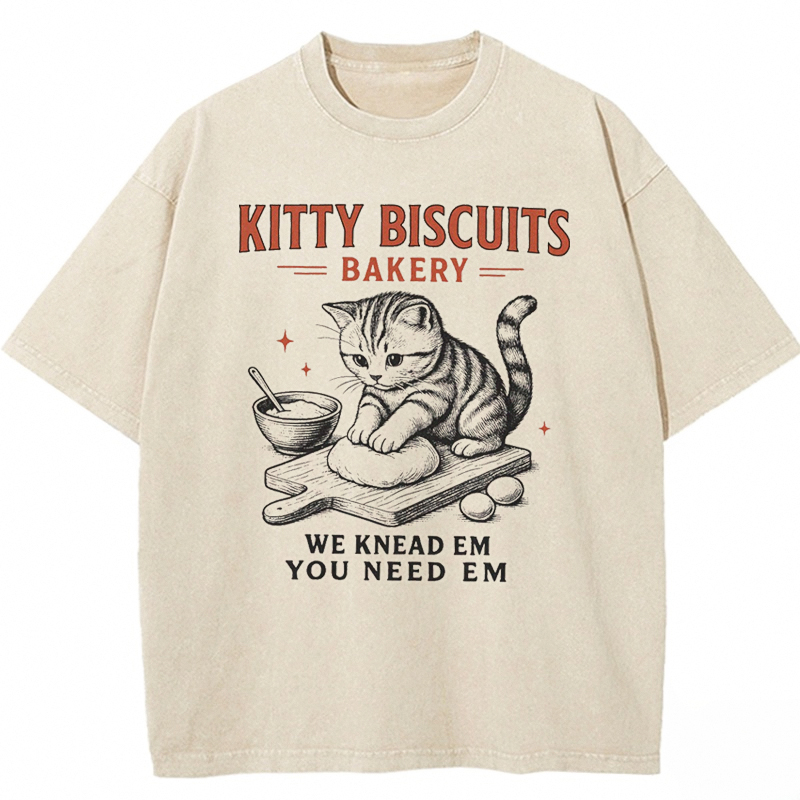 KITTY BISCUITS BAKERY Washed T-shirt