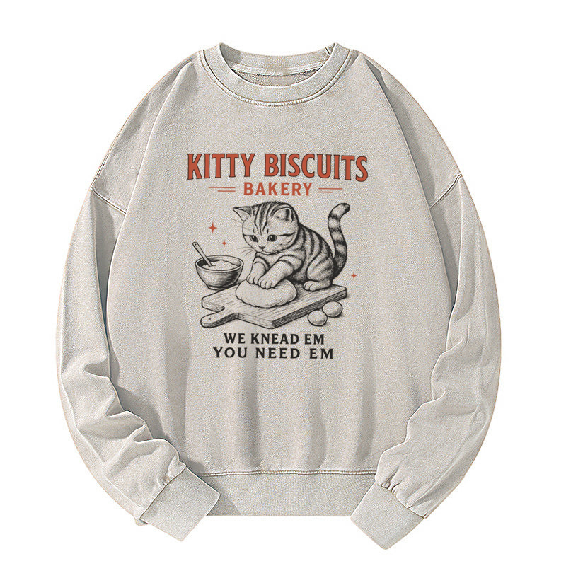KITTY BISCUITS BAKERY Washed Sweatshirt