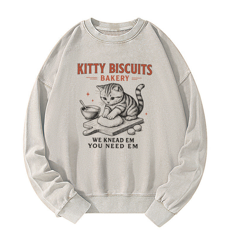 KITTY BISCUITS BAKERY Washed Sweatshirt