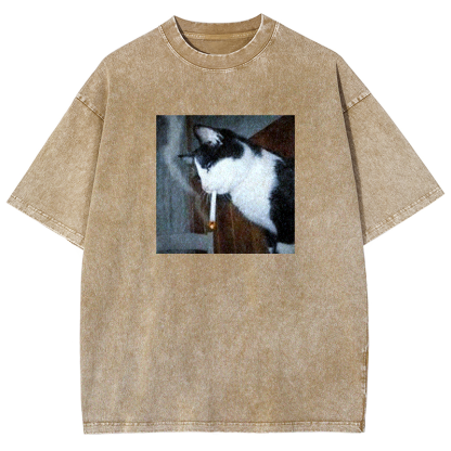 Nicotine Neko Washed T-shirt