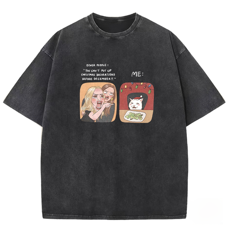 [Copy]Titanic Cat Duo Washed T-shirt