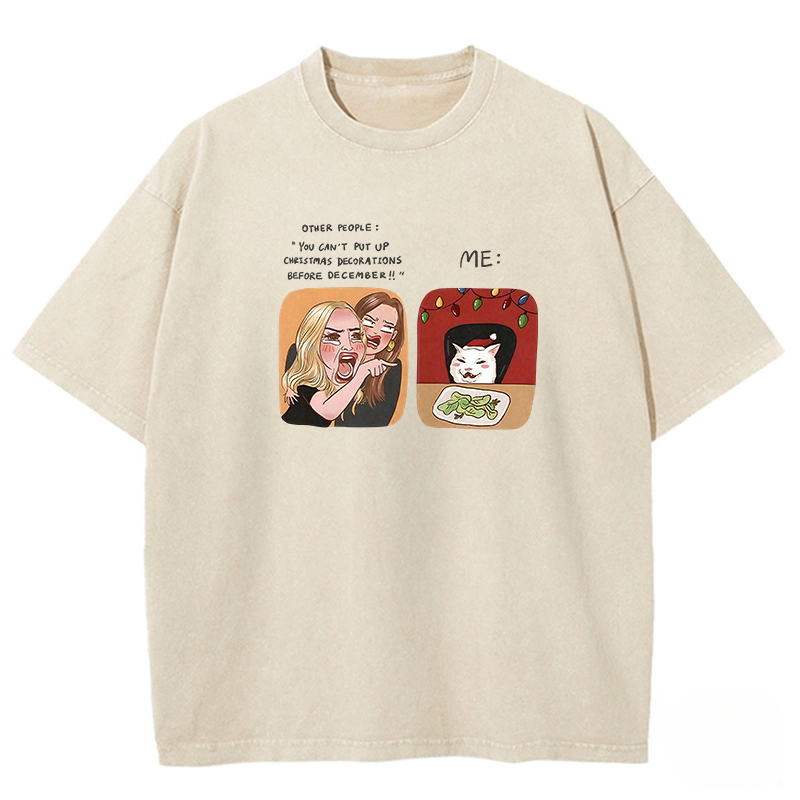 [Copy]Titanic Cat Duo Washed T-shirt