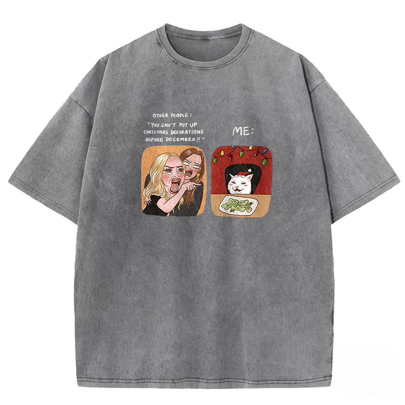 [Copy]Titanic Cat Duo Washed T-shirt