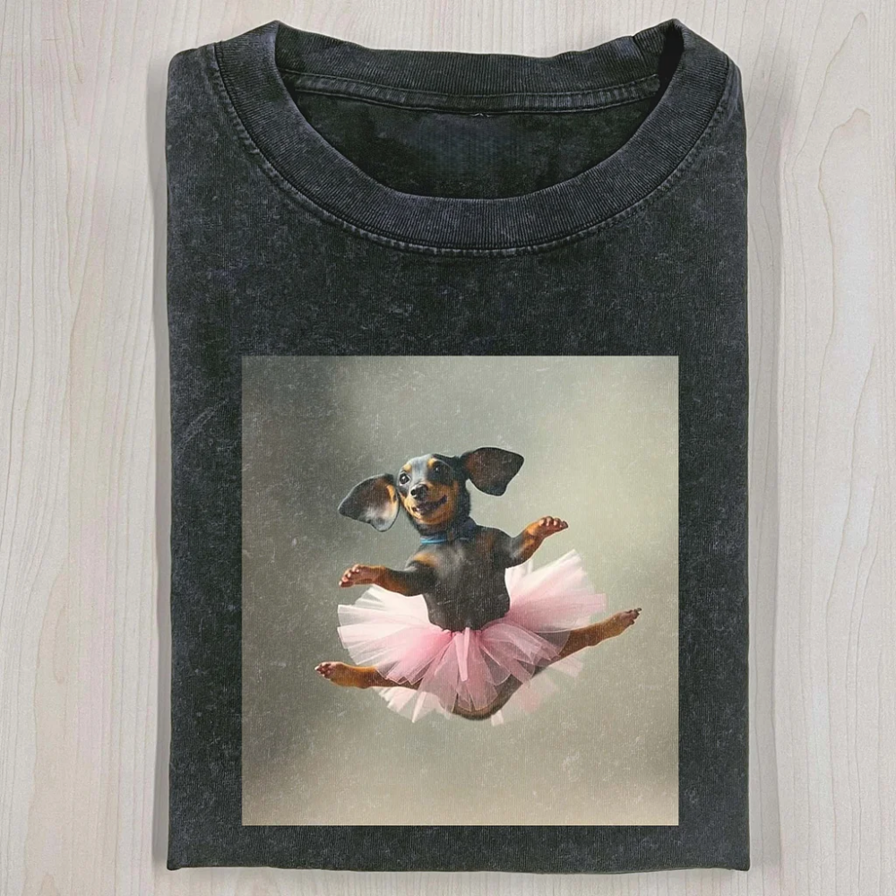 Wacky Dog Washed T-shirt