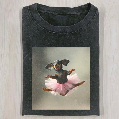 Wacky Dog Washed T-shirt