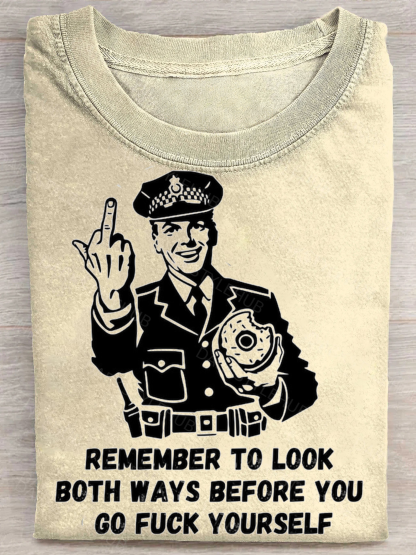 GO FUCK YOURSELF  Funny Art Casual T-shirt