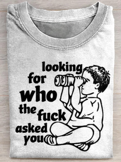 Fuck Funny memes Quote Art Print Casual Short Sleeve T-shirt