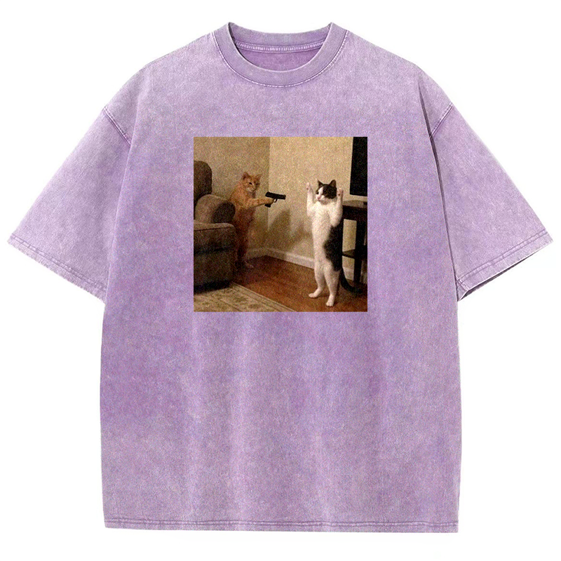 Meow Mafia Washed T-shirt