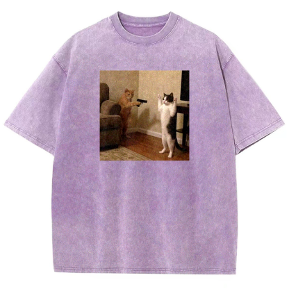 Meow Mafia Washed T-shirt