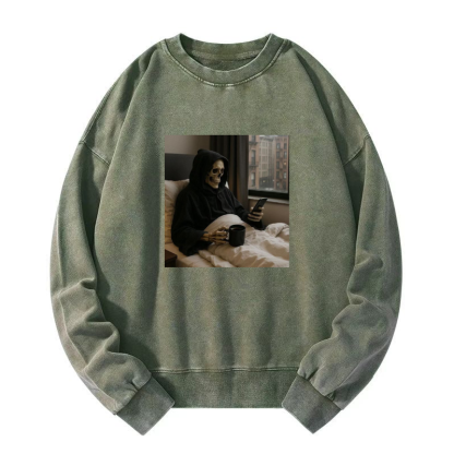 Dark Humor Washed Sweatshirt