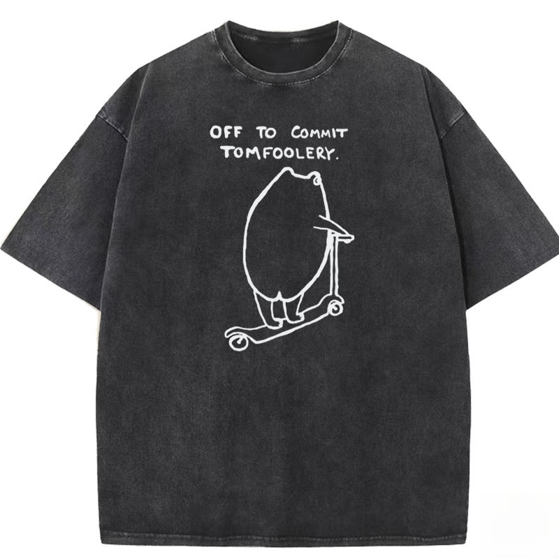 Smoking Rabbit Washed T-shirt