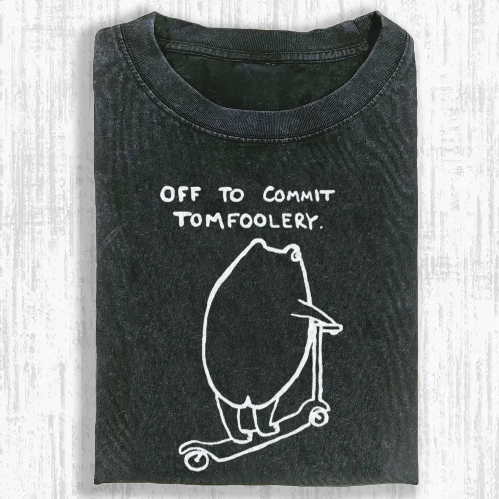 Smoking Rabbit Washed T-shirt