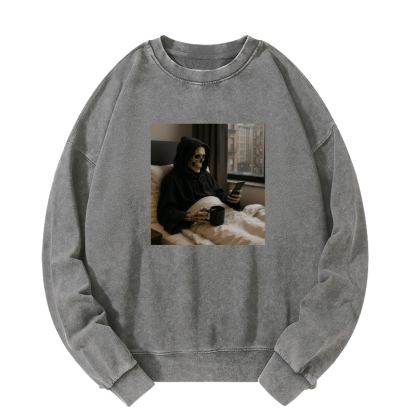 Dark Humor Washed Sweatshirt