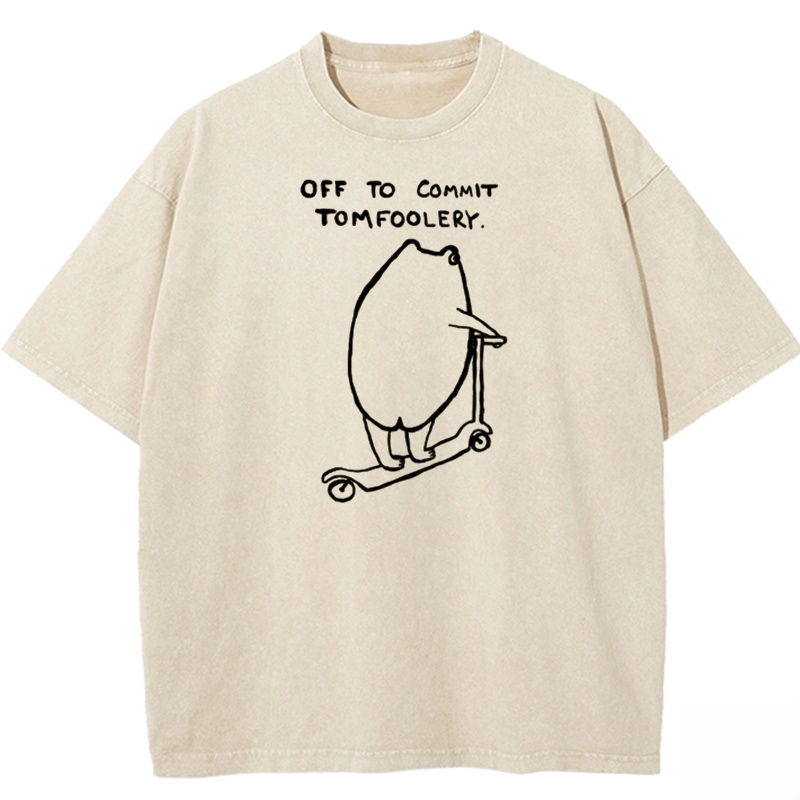 Smoking Rabbit Washed T-shirt