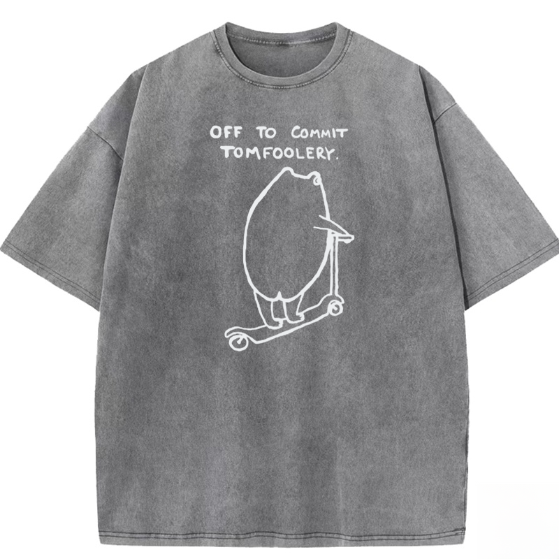 Smoking Rabbit Washed T-shirt