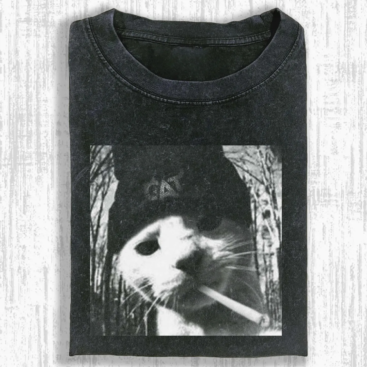  Cat Winston Washed T-shirt