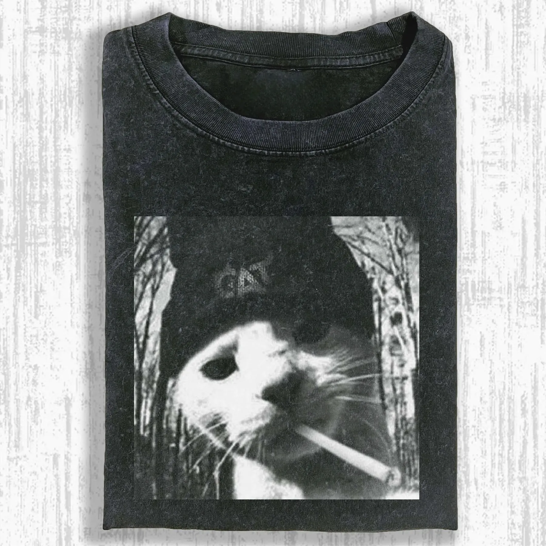  Cat Winston Washed T-shirt