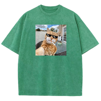 Urban Feline Cool Washed T-shirt