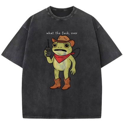 What the F#ck, Over Washed T-shirt