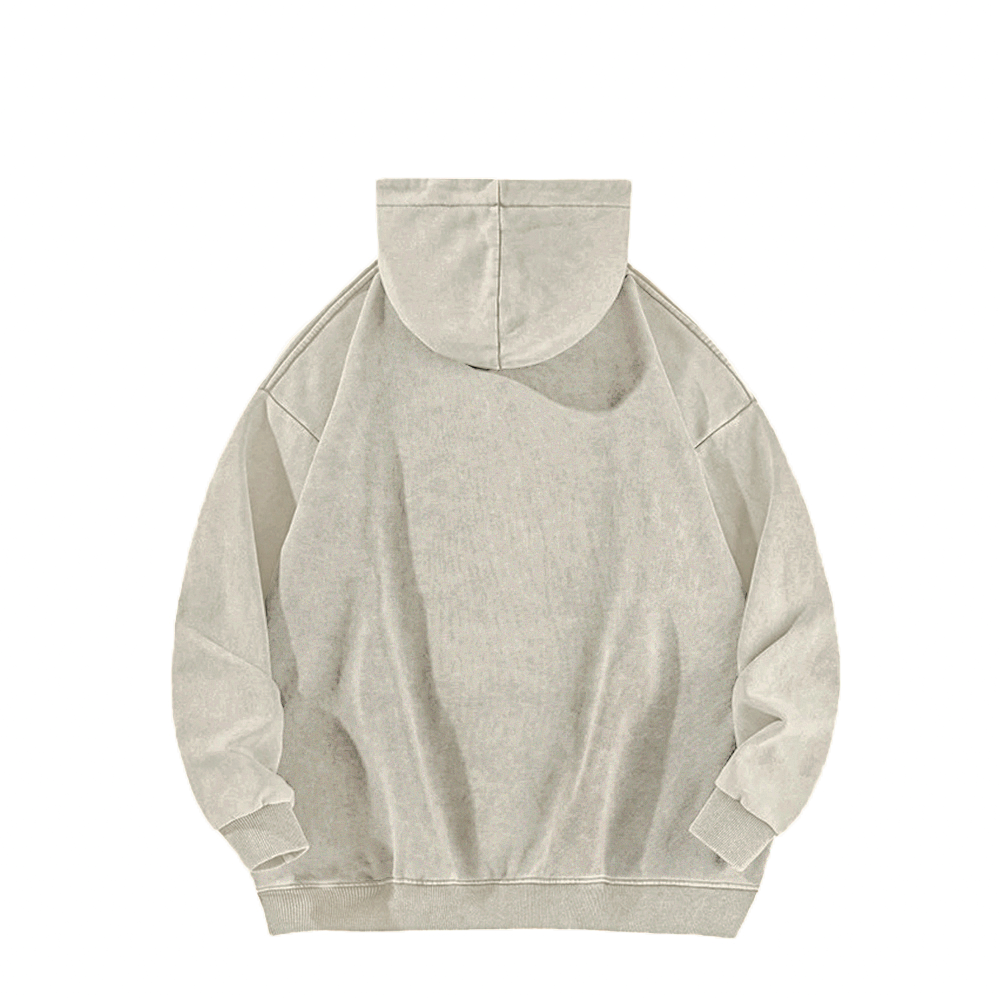 Hold On Partner Im Overstimulated Washed Hoodie