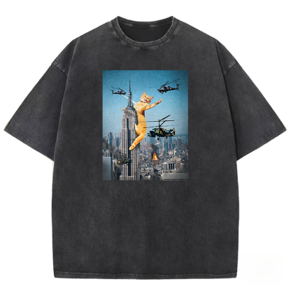 Sky Scraper Savior Washed T-shirt