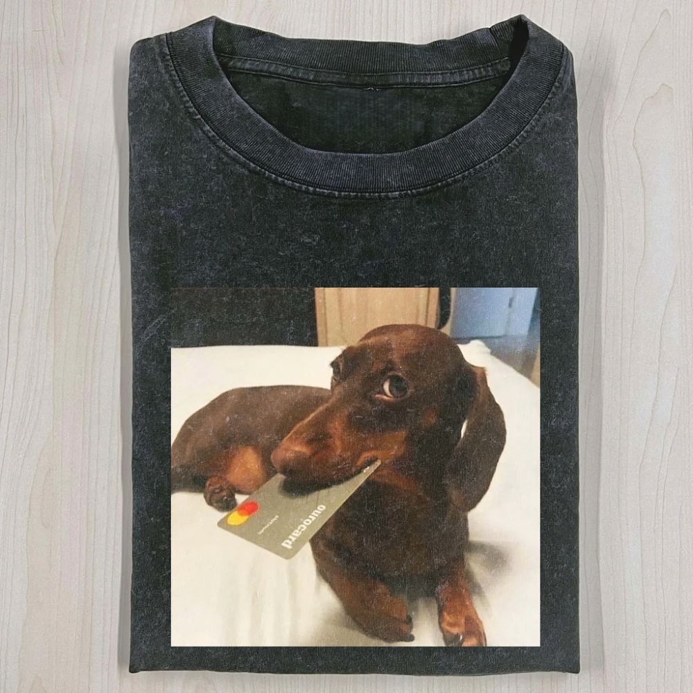 Wacky Dog Washed T-shirt