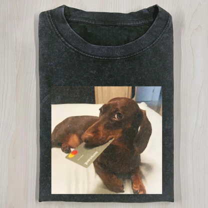 Wacky Dog Washed T-shirt