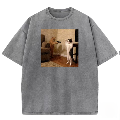 Meow Mafia Washed T-shirt