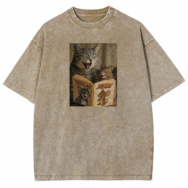 Literary Truce Washed T-shirt