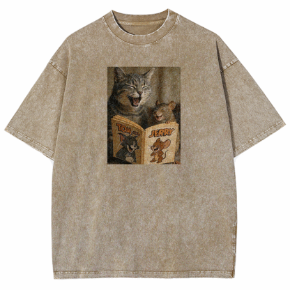 Literary Truce Washed T-shirt