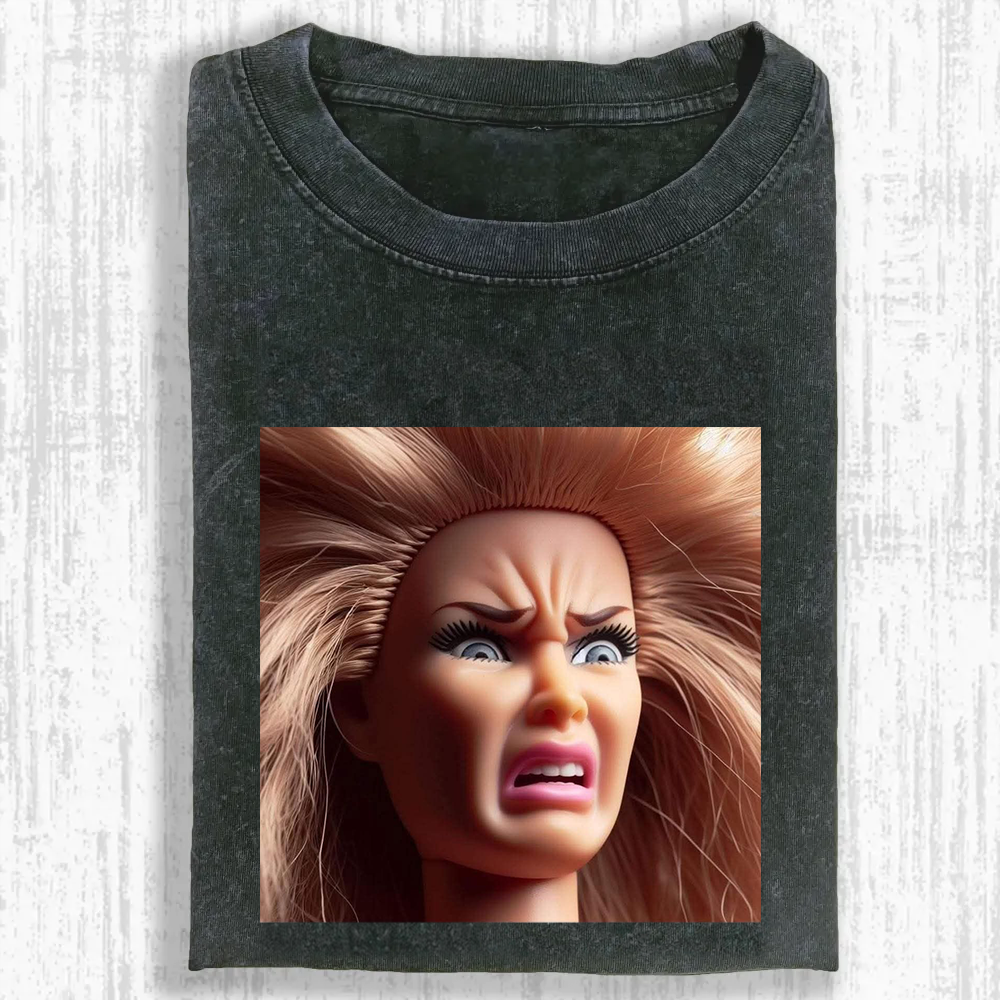 Wacky Barbie Washed T-shirt