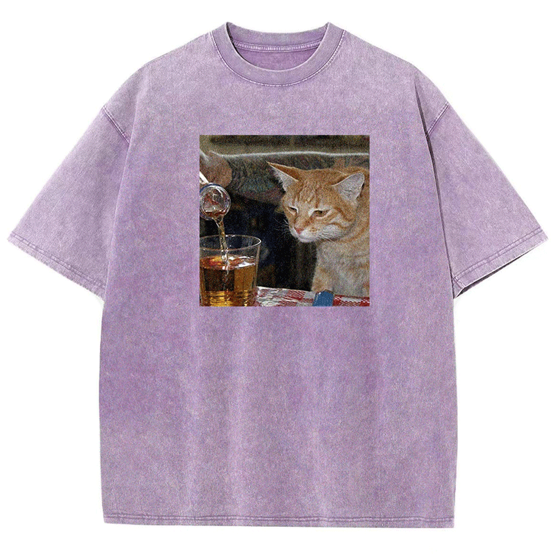 Pouring Curiosity Washed T-shirt