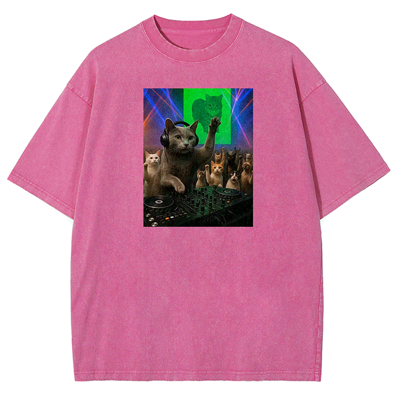 Purr-ty Beats Washed T-shirt