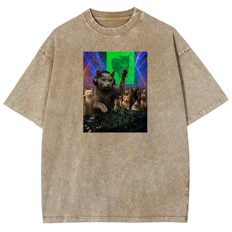 Purr-ty Beats Washed T-shirt