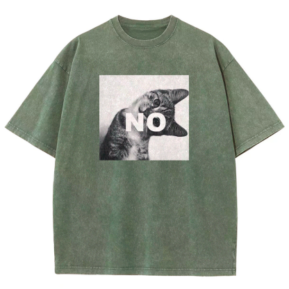 Reject Cat Washed T-shirt