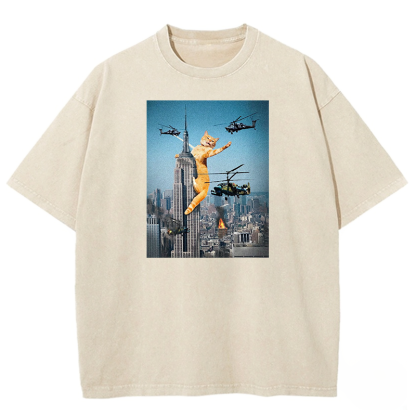 Sky Scraper Savior Washed T-shirt