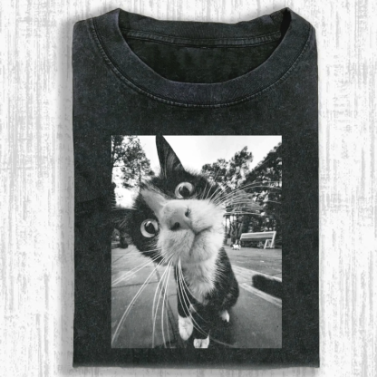 Milk Cats Washed T-shirt