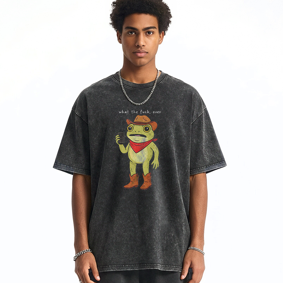 What the F#ck, Over Washed T-shirt