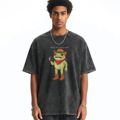 What the F#ck, Over Washed T-shirt