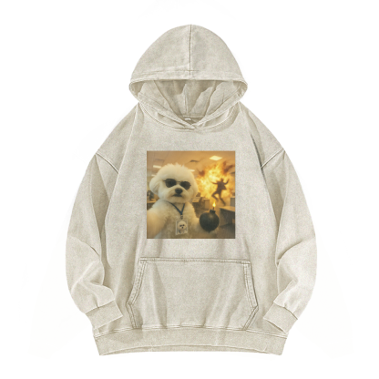 Wacky Dog Washed Hoodie