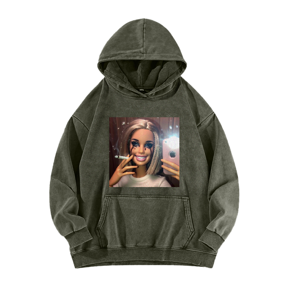 Wacky Barbie Washed Hoodie