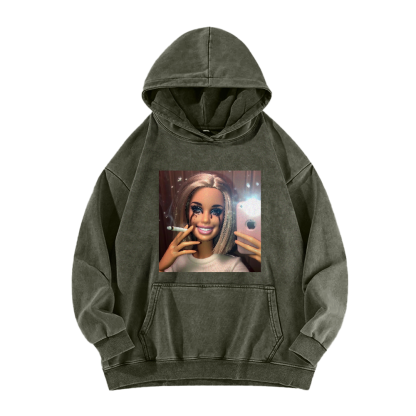 Wacky Barbie Washed Hoodie