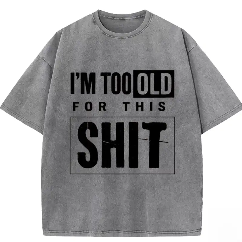 Im Sore Washed T-shirt in soft cotton, relaxed fit, perfect for casual wear and comfort. Stylish and versatile wardrobe st...