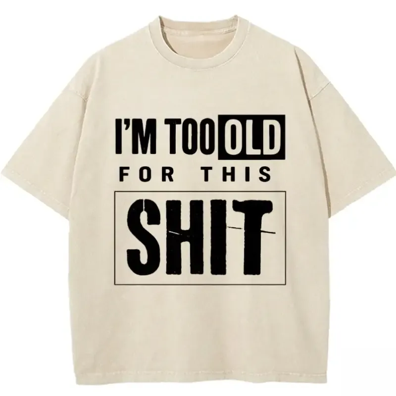 Im Sore Washed T-shirt in soft cotton, featuring a relaxed fit and vintage wash for casual, everyday style.