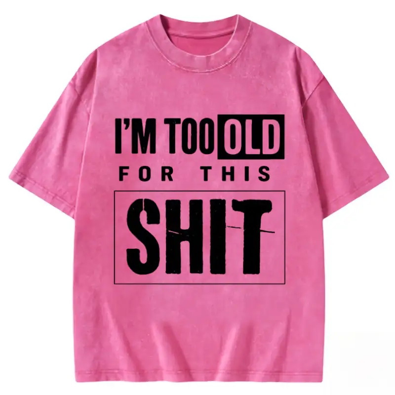 Im Sore Washed T-shirt in soft cotton, vintage style, relaxed fit, perfect for casual wear and comfort.