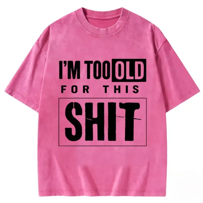 Im Sore Washed T-shirt in soft cotton, vintage style, relaxed fit, perfect for casual wear and comfort.