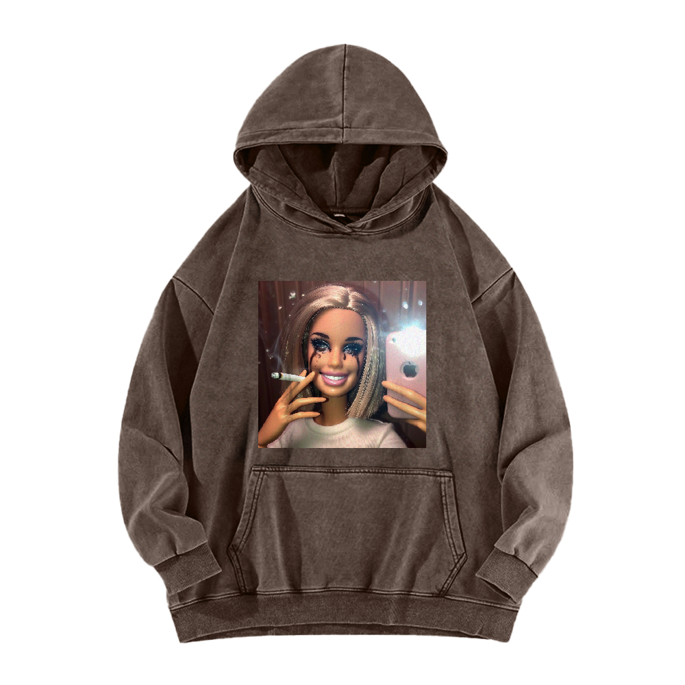 Wacky Barbie Washed Hoodie